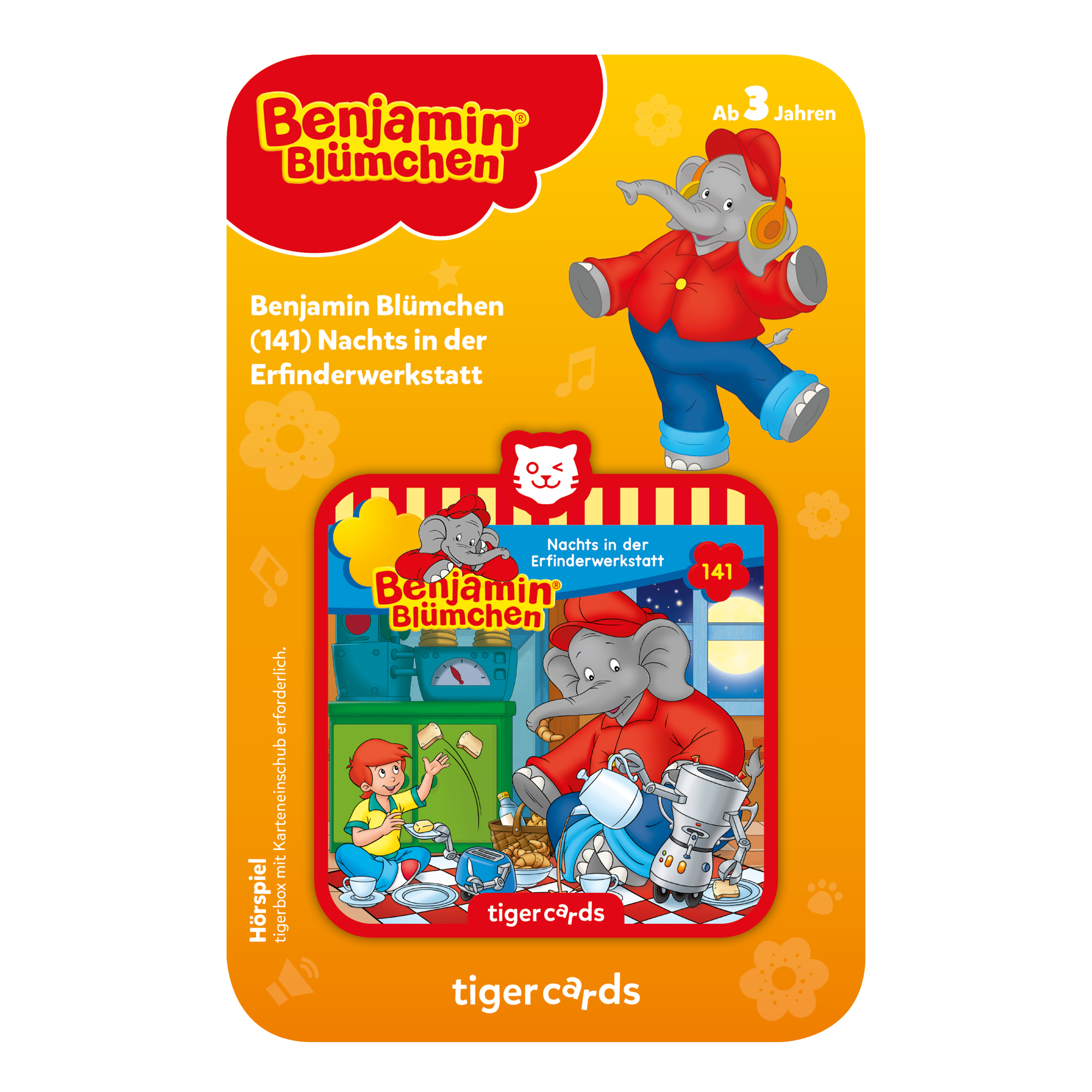 tigercard - Benjamin Blümchen 141: Nachts in der Erfinderwerkstatt