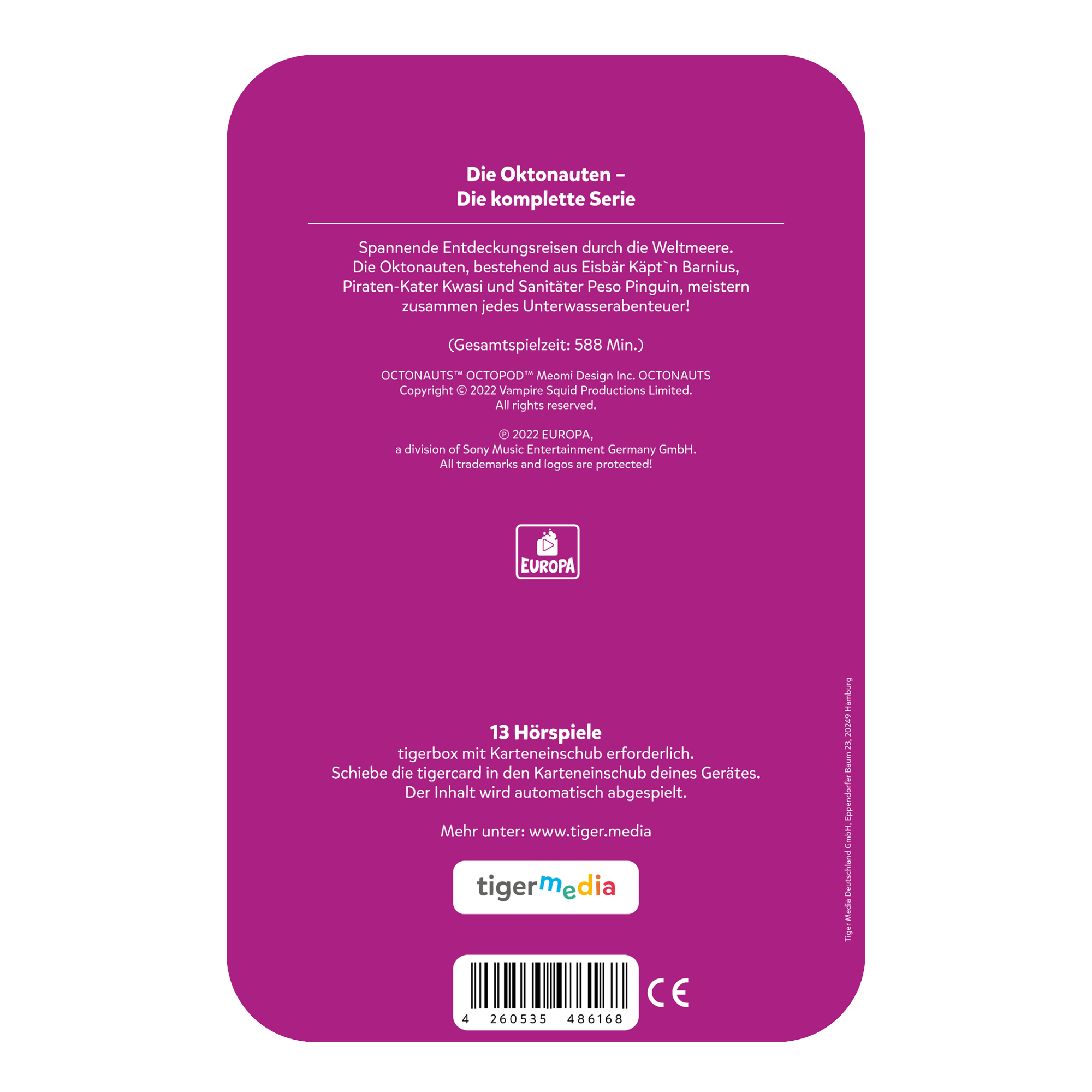 tigercard - Oktonauten: 13 in 1 - Die komplette Serie