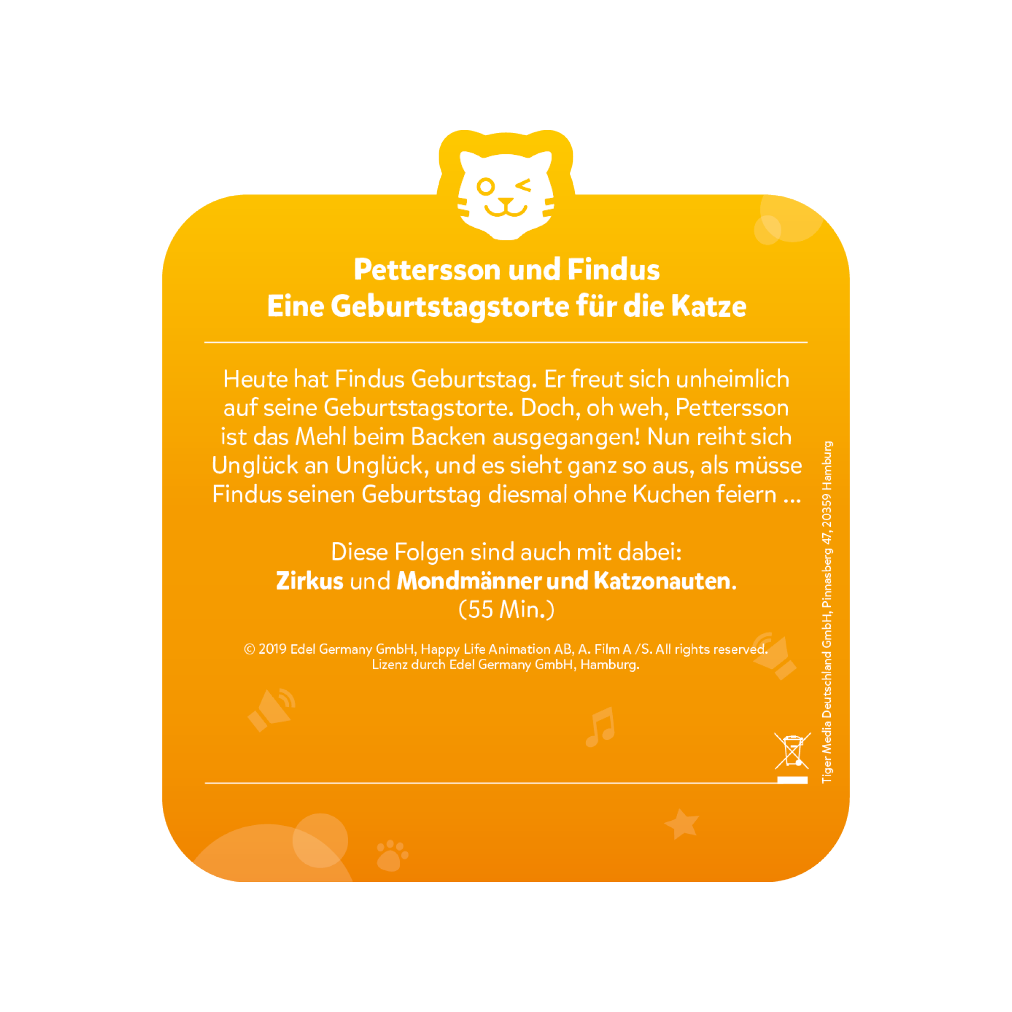 tigercard - Pettersson & Findus: Eine Geburtstagstorte für die Katze