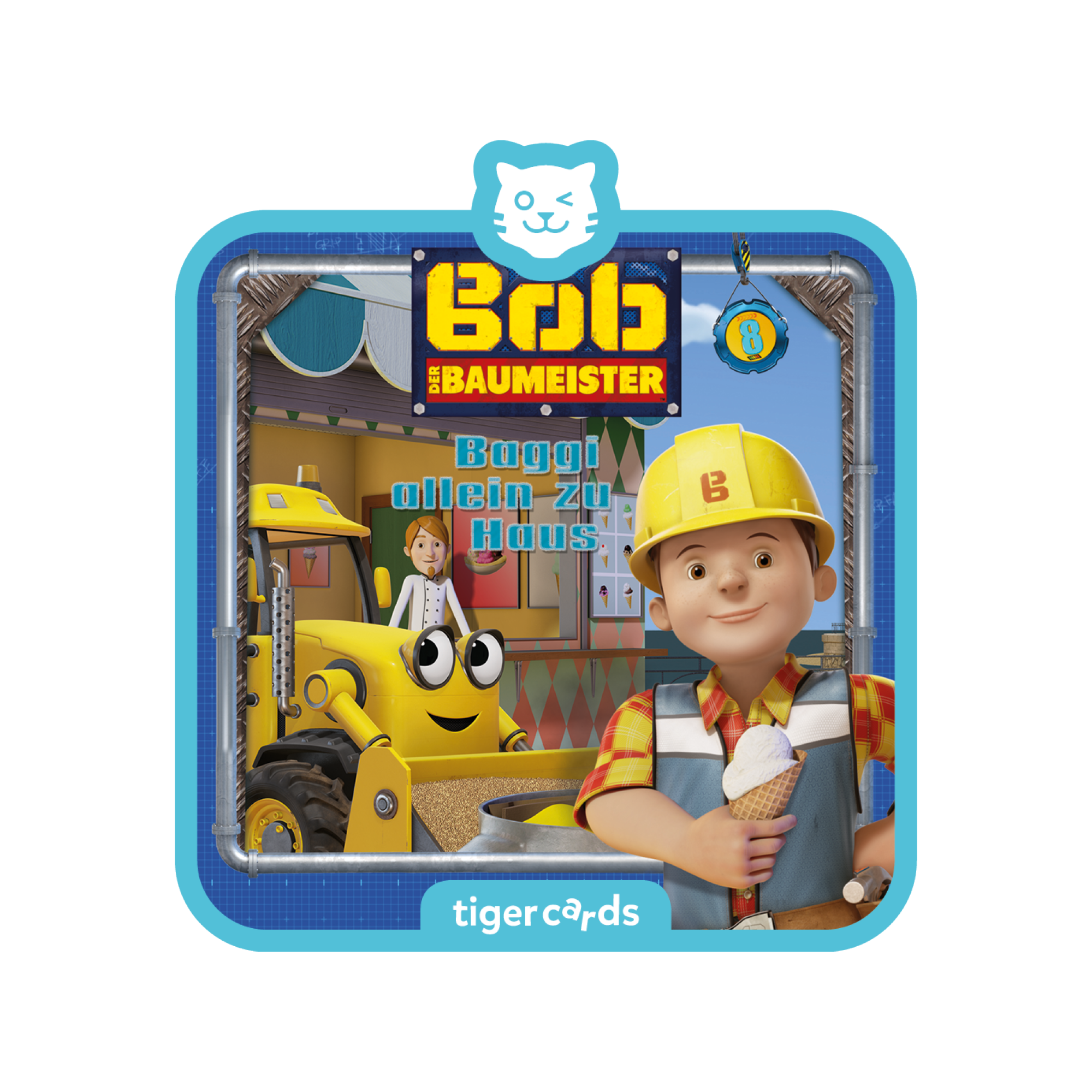 tigercard - Bob der Baumeister 8: Baggi allein zu Haus