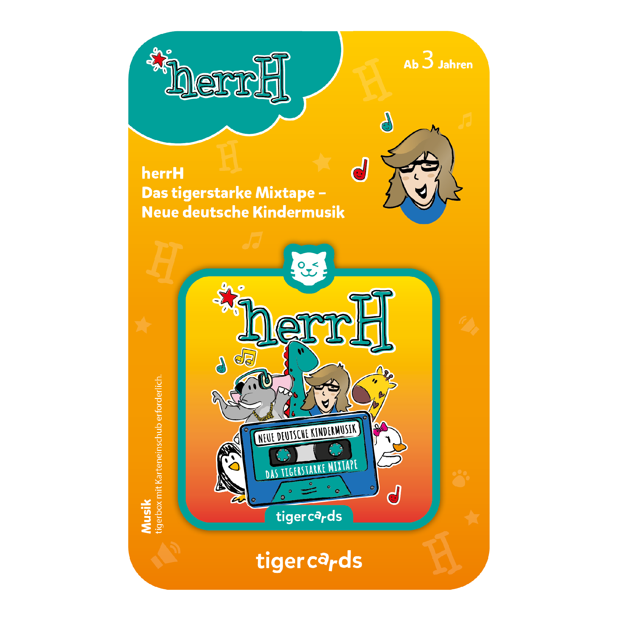 tigercard - herrH: Das tigerstarke Mixtape – Neue deutsche Kindermusik (Exkl. Zusammenstellung)