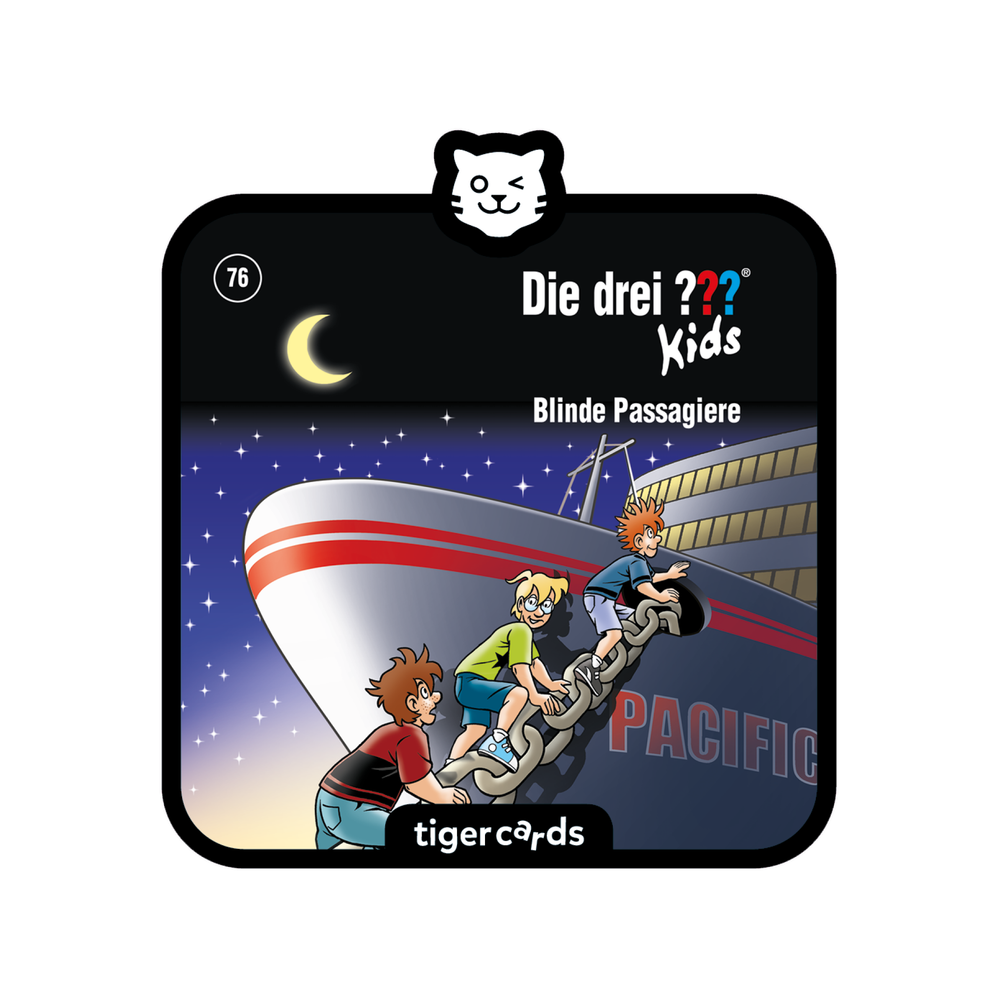tigercard - Die drei ??? Kids 76: Blinde Passagiere