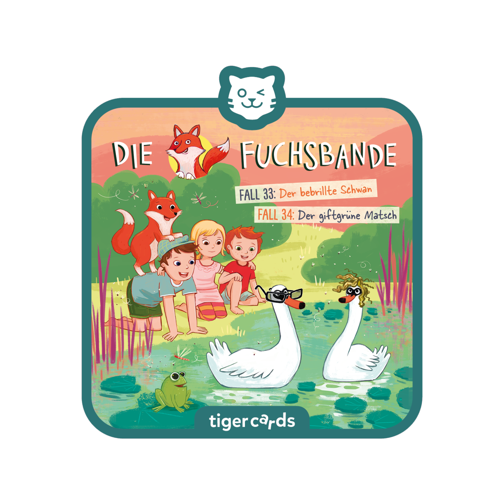 tigercard - Die Fuchsbande 17: Fall 33: Der bebrillte Schwan / Fall 34: Der giftgrüne Matsch