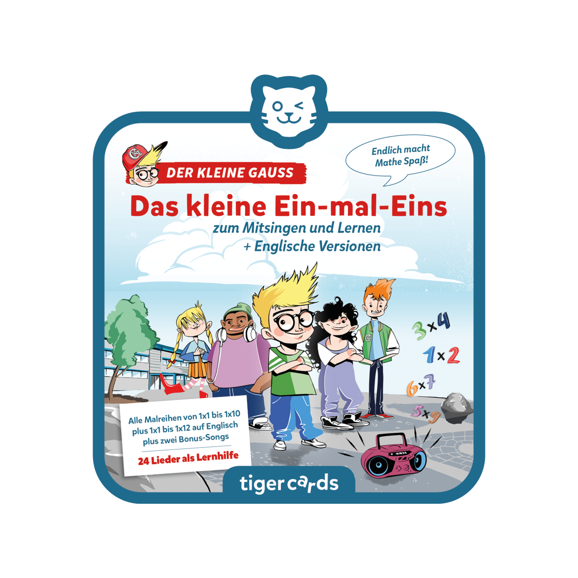 tigercard - Der kleine Gauss / inkl. Englisch (Zwei Alben auf der Card)