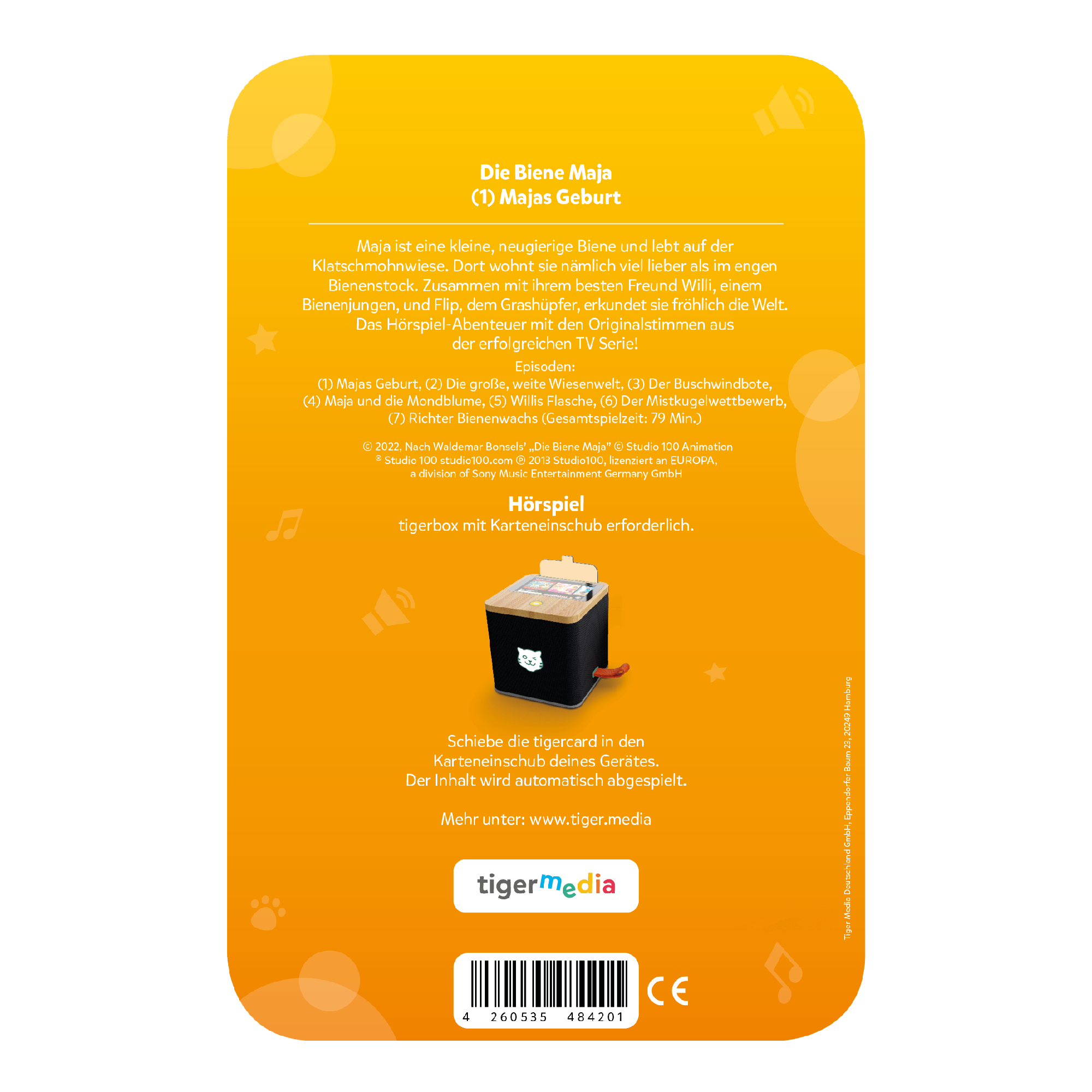 tigercard - Biene Maja 1: Majas Geburt