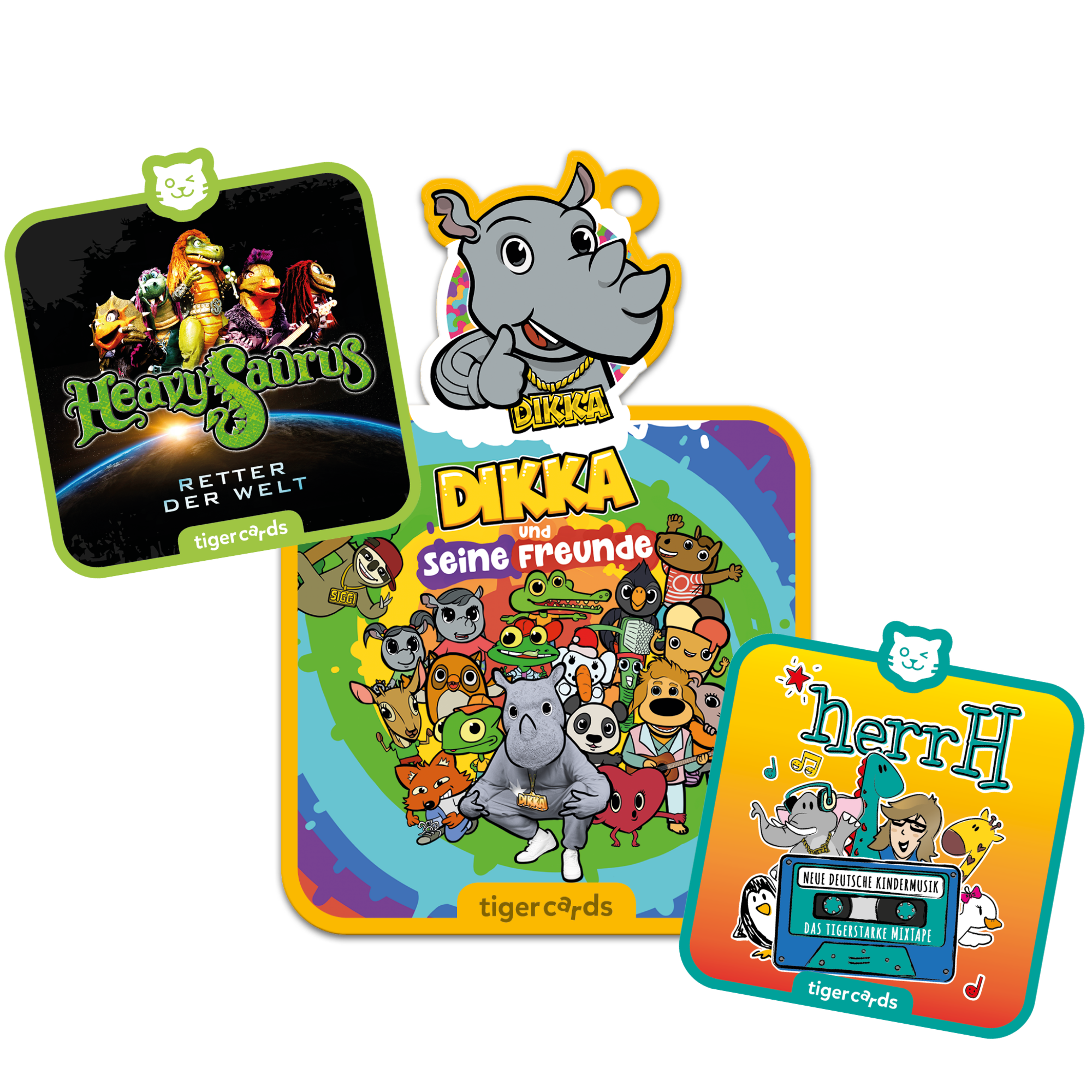 Das tigerstarke Musikpaket mit DIKKA, herrH und HeavySaurus