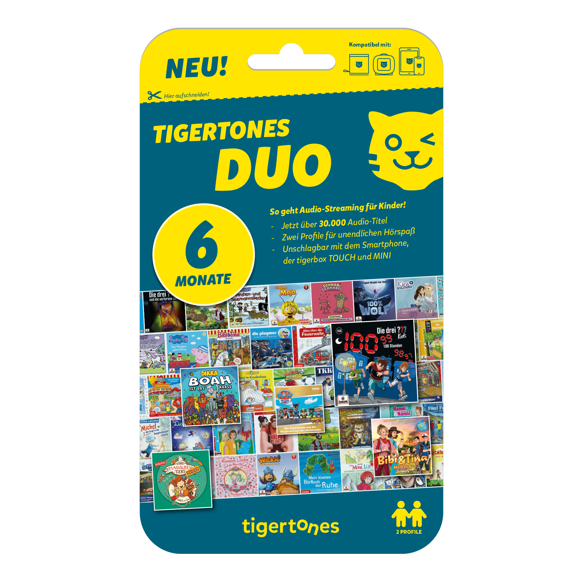 tigertones DUO Prepaid-Zugang
