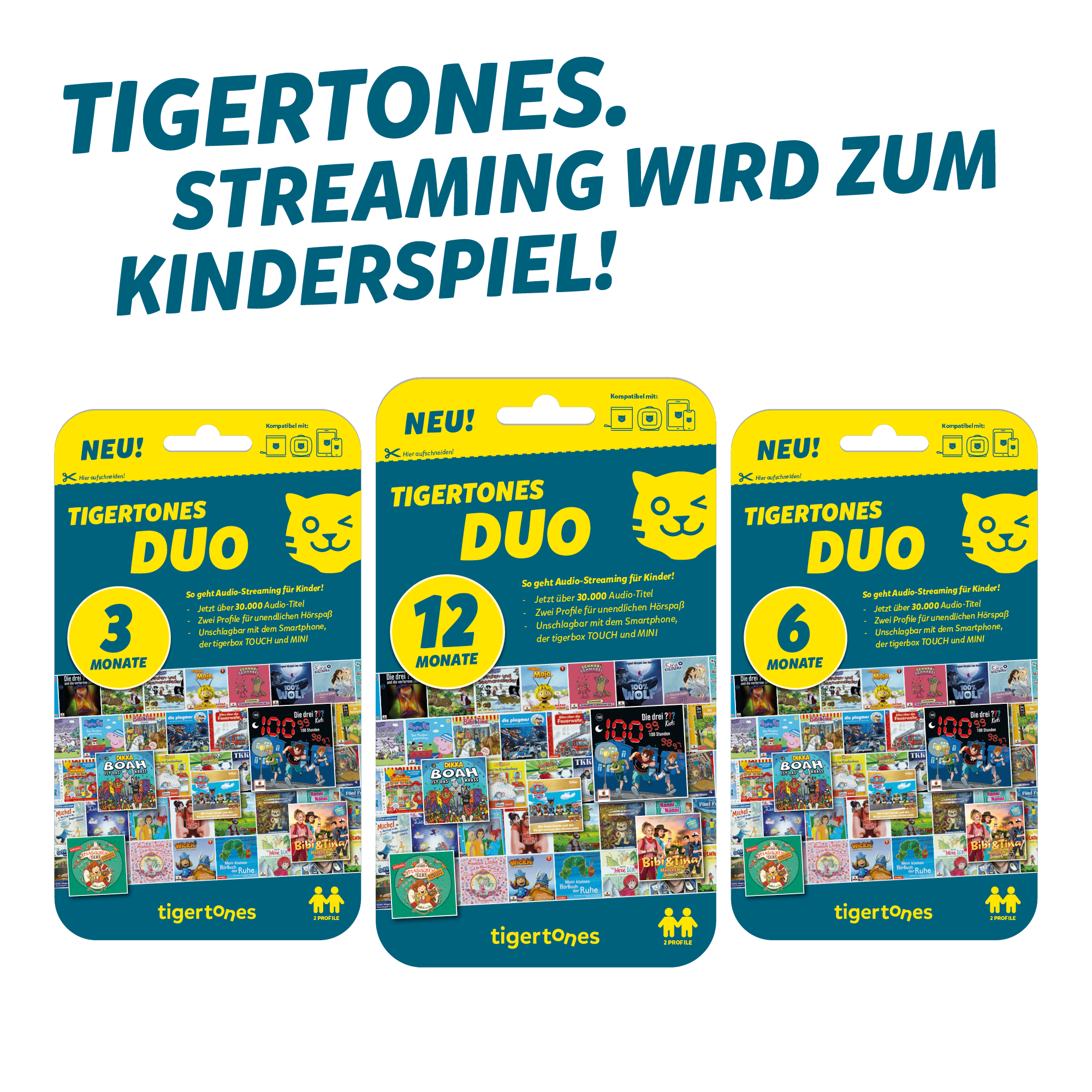 tigertones DUO Prepaid-Zugang