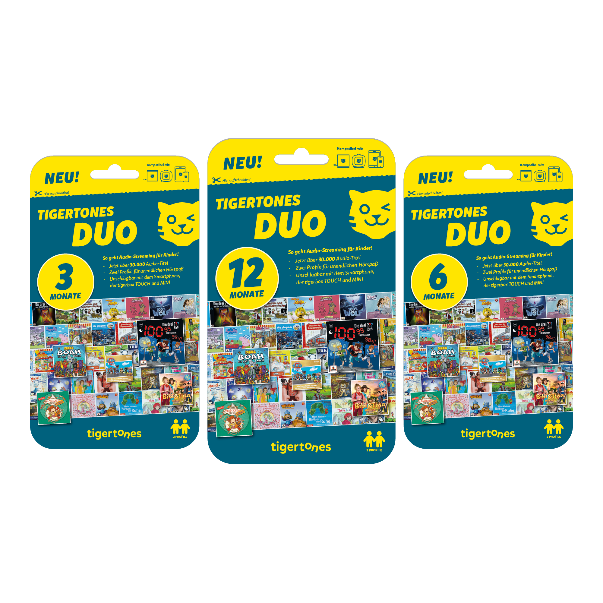 tigertones DUO Prepaid-Zugang