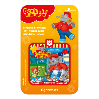 tigercard - Benjamin Blümchen 141: Nachts in der Erfinderwerkstatt
