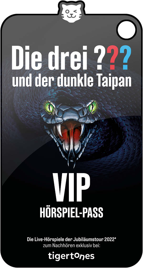 tigercard - Die drei ??? - LIVE:...und der dunkle Taipan