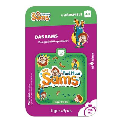 tigercard - Das Sams 4 in 1: Das große Hörspielpaket