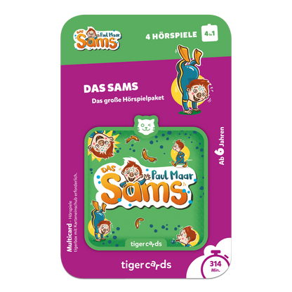 tigercard - Das Sams 4 in 1: Das große Hörspielpaket