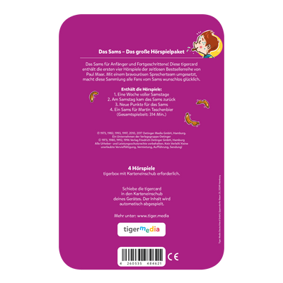 tigercard - Das Sams 4 in 1: Das große Hörspielpaket