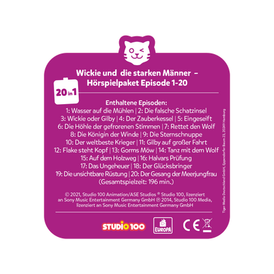 tigercard - Wickie und die starken Männer: Hörspielpaket Episode 1-20