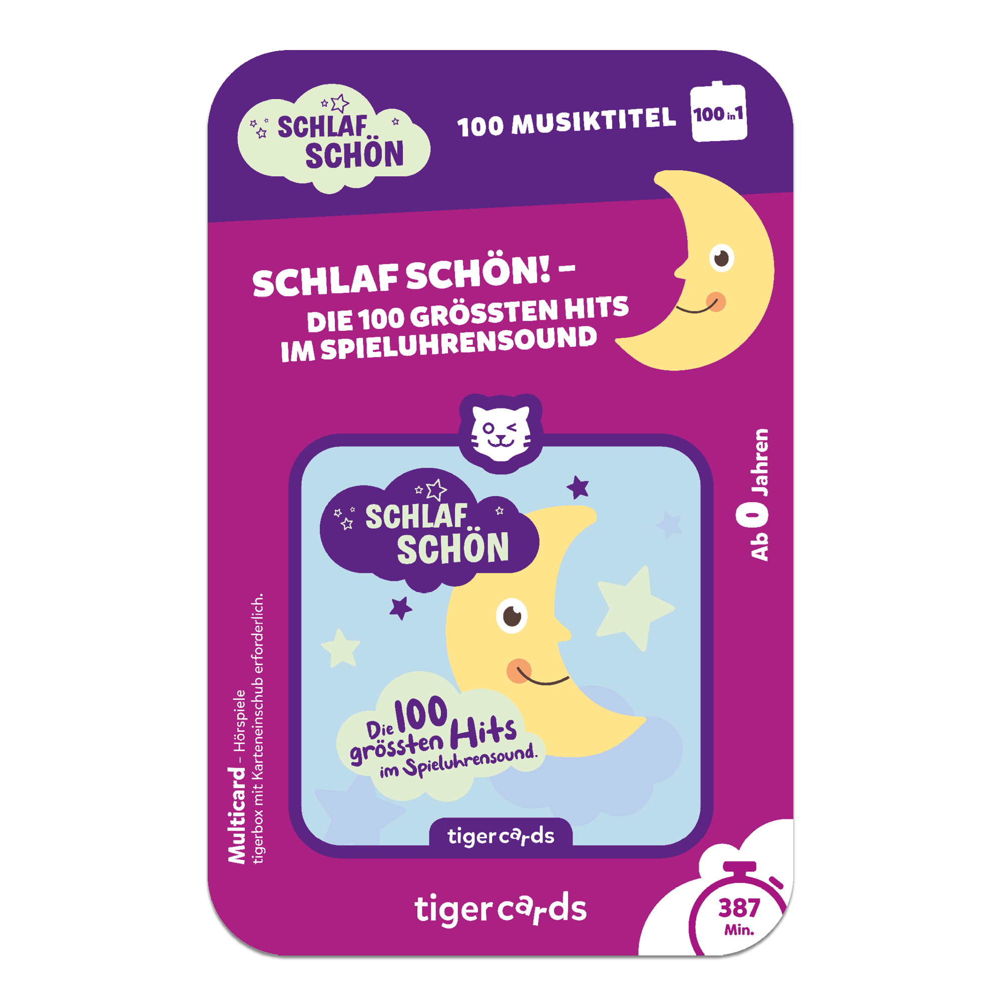 tigercard - Schlaf schön! Die 100 größten Hits im Spieluhrensound