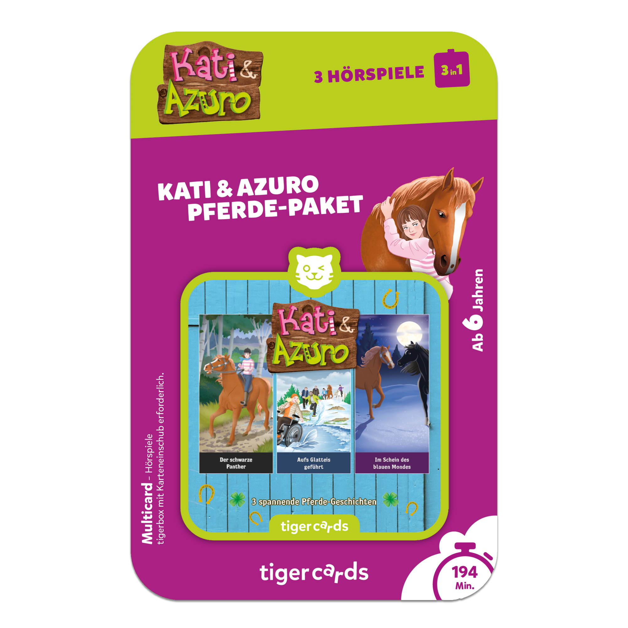 tigercard - Kati & Azuro: 3 in 1 Pferde-Paket