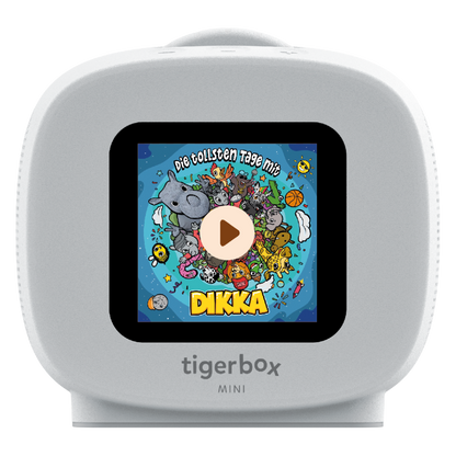 Detailaufnahme der tigerbox MINI ohne Tragehülle - Playeransicht fontal