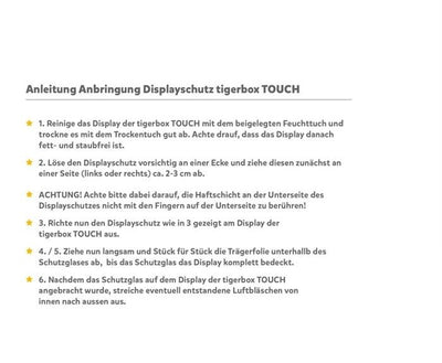 Displayschutz für tigerbox TOUCH PLUS - Edition 2025