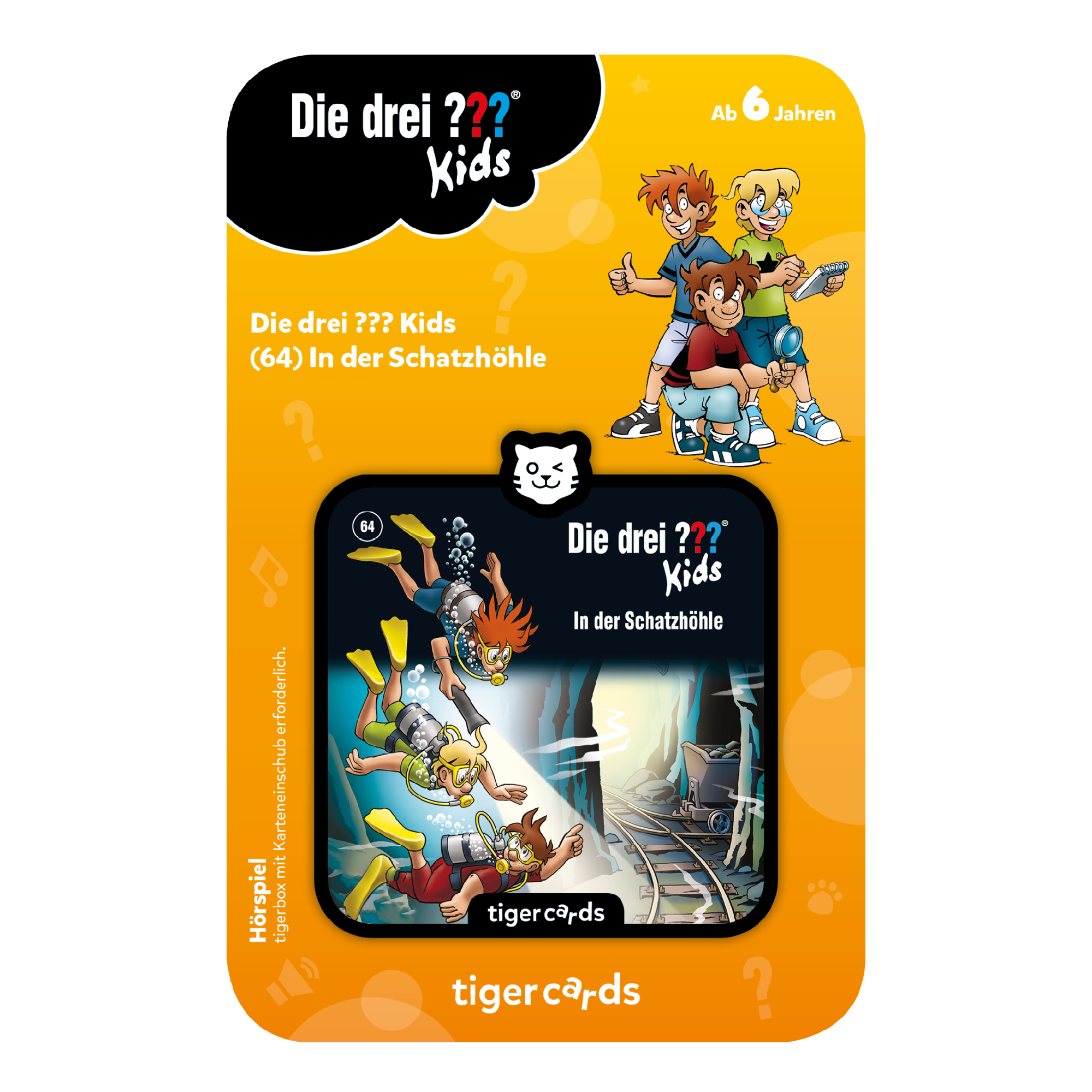 tigercard - Die drei ??? Kids 64: In der Schatzhöhle