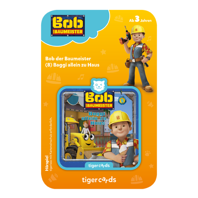 tigercard - Bob der Baumeister 8: Baggi allein zu Haus
