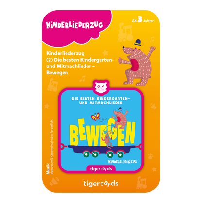 tigercard - Kinderliederzug 2: Die  besten Kindergarten- und Mitmachlieder - Bewegen