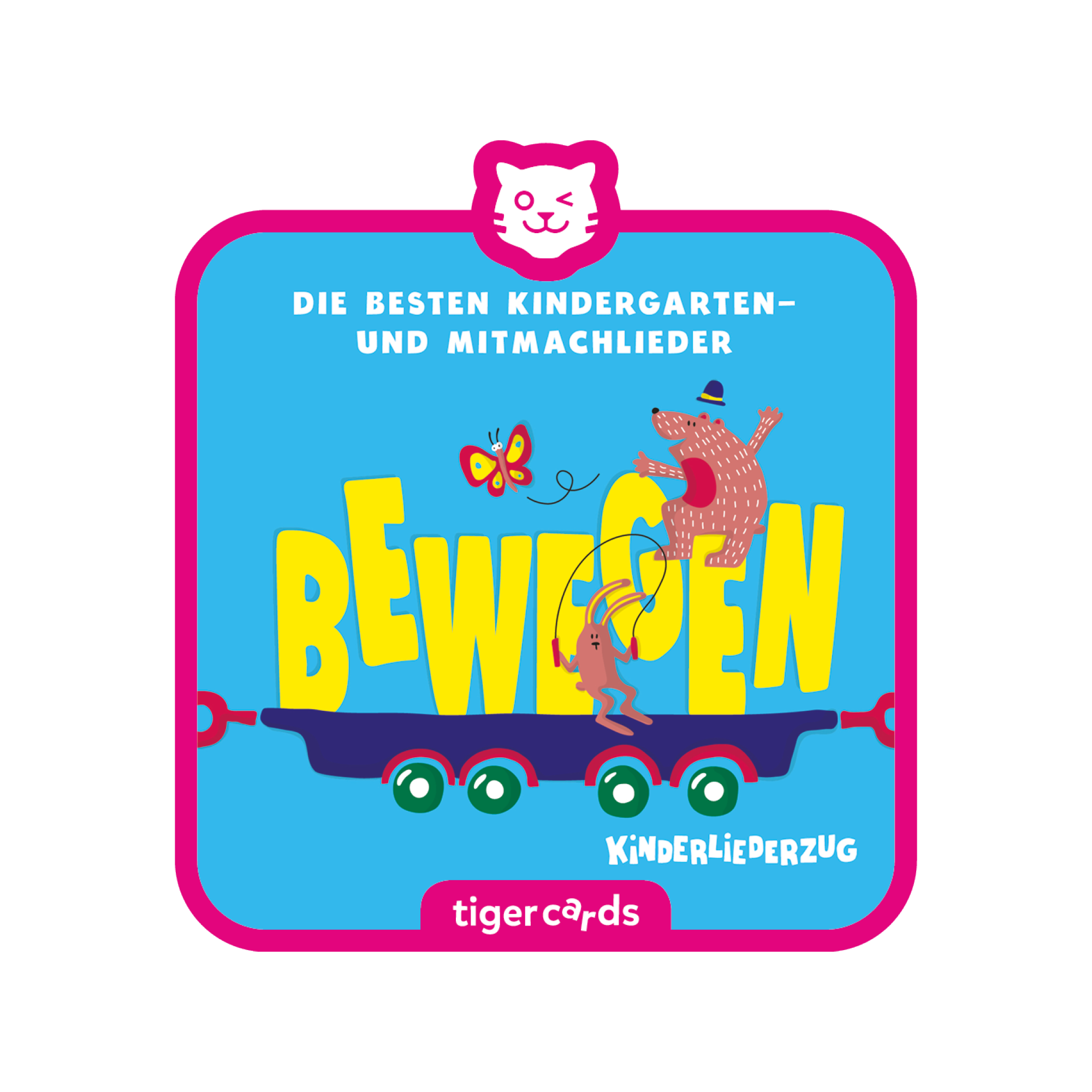 tigercard - Kinderliederzug 2: Die  besten Kindergarten- und Mitmachlieder - Bewegen