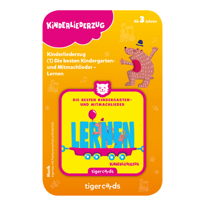 tigercard - Kinderliederzug 1: Die  besten Kindergarten- und Mitmachlieder - Lernen