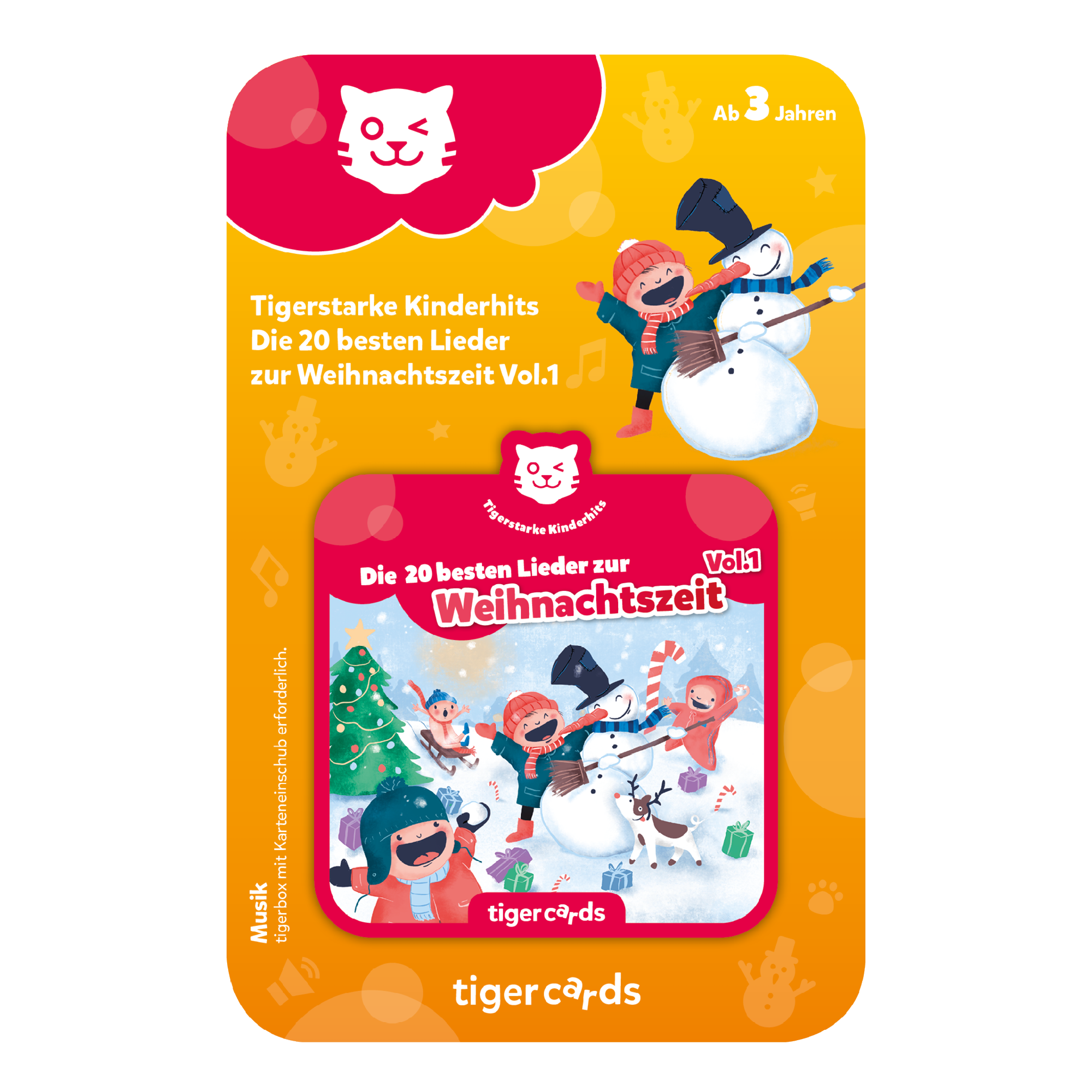 tigercard - Tigerstarke Kinderhits: Die 20 besten Lieder zur Weihnachtszeit Vol.1