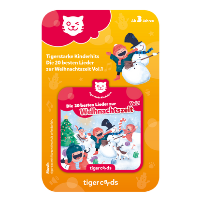 tigercard - Tigerstarke Kinderhits: Die 20 besten Lieder zur Weihnachtszeit Vol.1