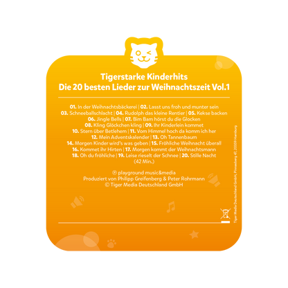 tigercard - Tigerstarke Kinderhits: Die 20 besten Lieder zur Weihnachtszeit Vol.1