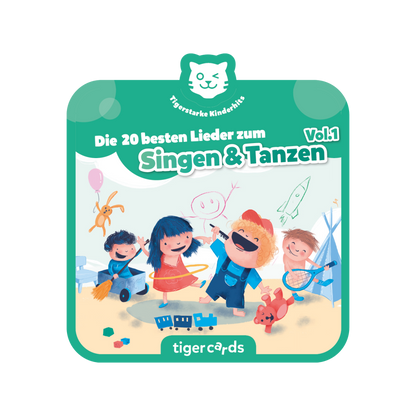 tigercard - Tigerstarke Kinderhits:  Die 20 besten Lieder zum Singen & Tanzen Vol.1