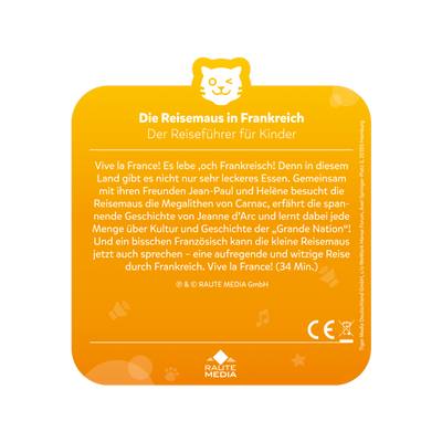 tigercard - Die Reisemaus in Frankreich