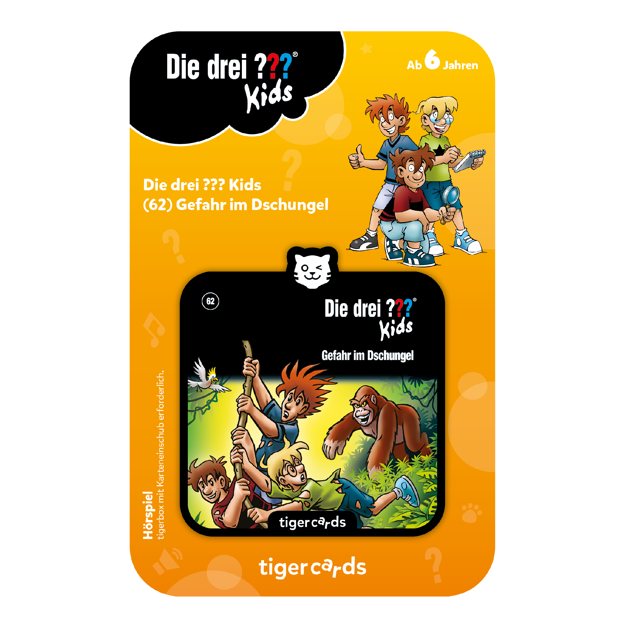 tigercard - Die ??? Kids 62: Gefahr im Dschungel