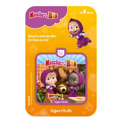 tigercard - Mascha und der Bär 6: Eine zu viel