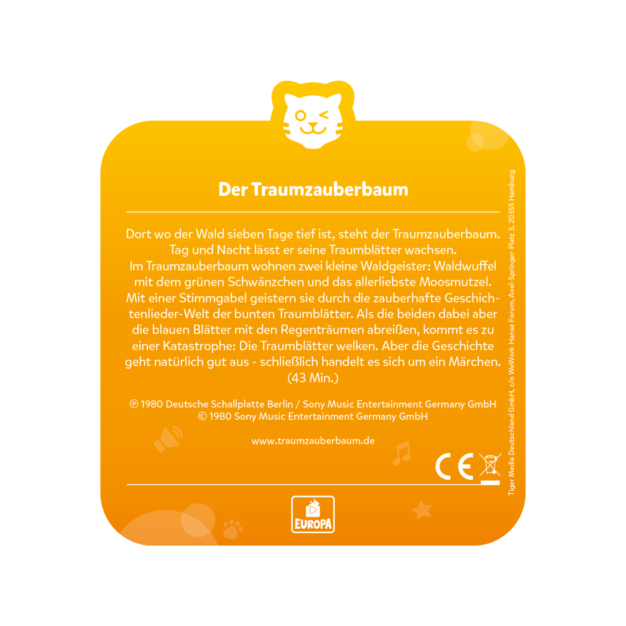 tigercard - Reinhard Lakomy: Der Traumzauberbaum