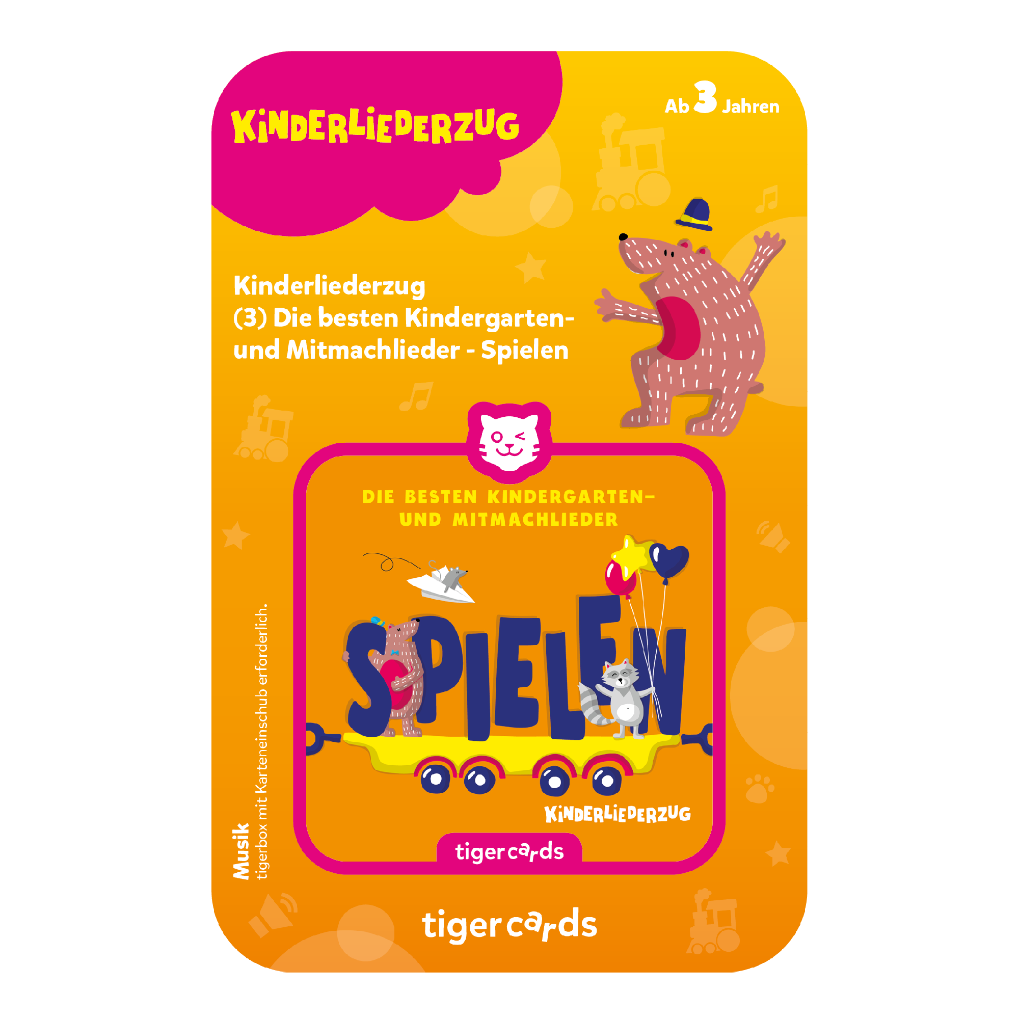 tigercard - Kinderliederzug 3: Die besten Kindergartenlieder - Spielen