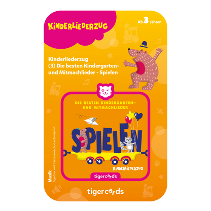 tigercard - Kinderliederzug 3: Die besten Kindergartenlieder - Spielen