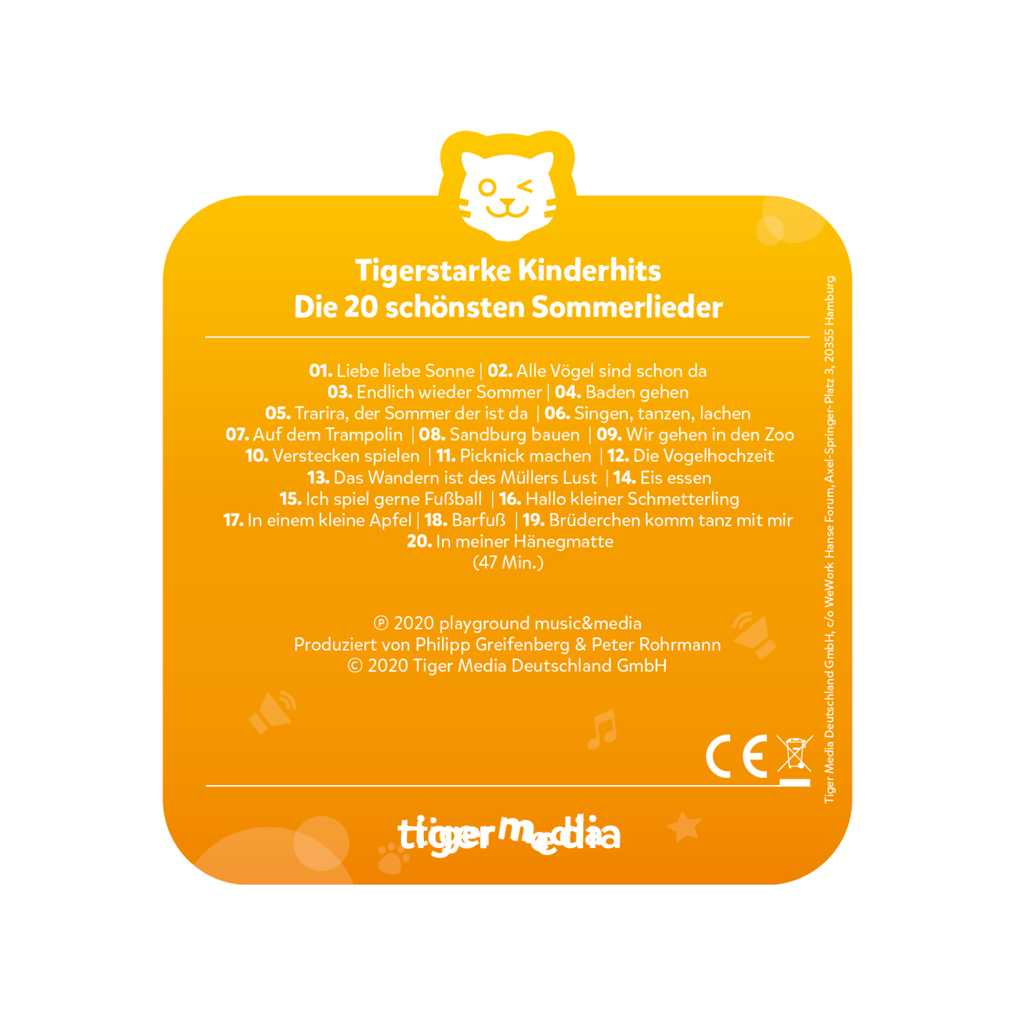 tigercard - Die 20 schönsten Sommerlieder: Vol.1