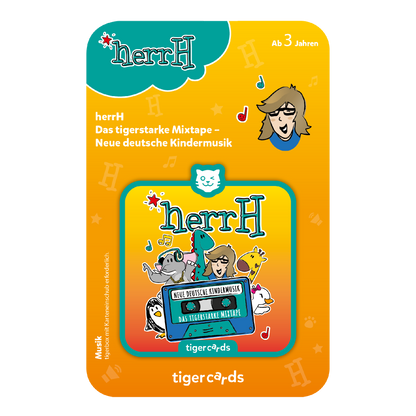 tigercard - herrH: Das tigerstarke Mixtape – Neue deutsche Kindermusik (Exklusive Zusammenstellung)