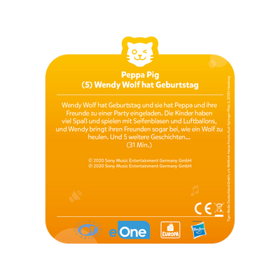 tigercard - Peppa Pig 5: Wendy Wolf hat Geburtstag