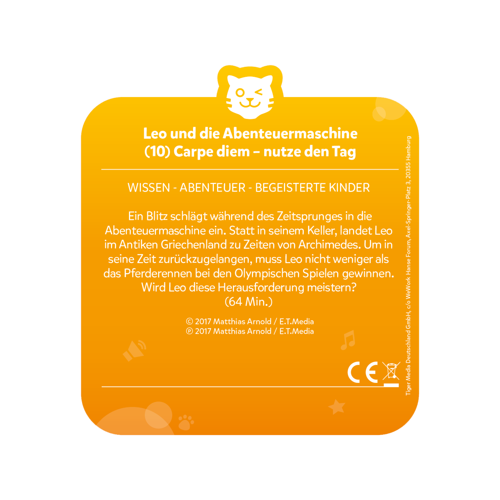 tigercard - Leo und die Abenteuermaschine 10: Carpe diem – Nutze den Tag