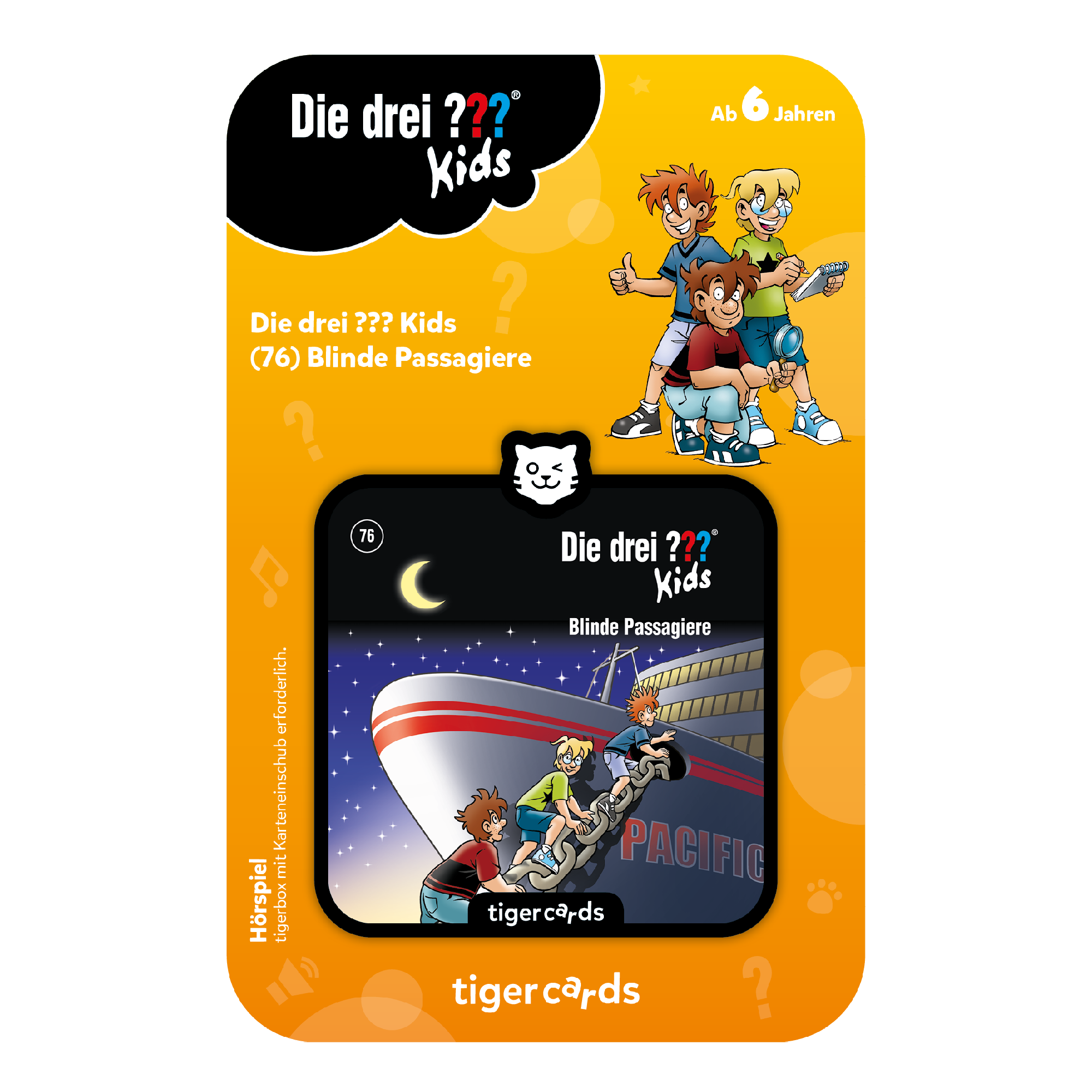 tigercard - Die drei ??? Kids 76: Blinde Passagiere