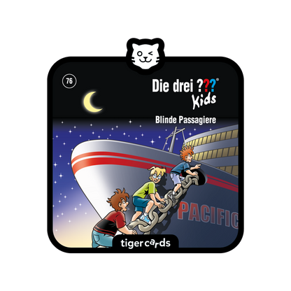 tigercard - Die drei ??? Kids 76: Blinde Passagiere