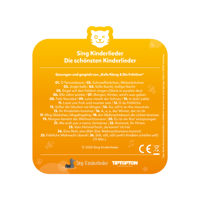 tigercard - Sing Kinderlieder: Die schönsten Weihnachtslieder