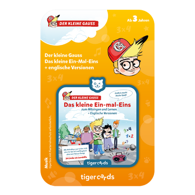 tigercard - Der kleine Gauss / inkl. Englisch (Zwei Alben auf der Card)