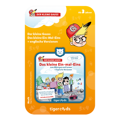 tigercard - Der kleine Gauss / Der kleine Gauss Englisch (Zwei Alben auf einer Card)