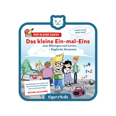 tigercard - Der kleine Gauss / inkl. Englisch (Zwei Alben auf der Card)