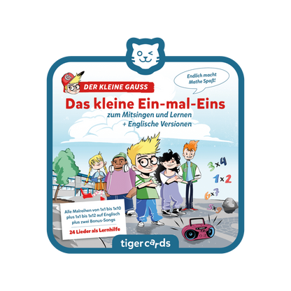 tigercard - Der kleine Gauss / Der kleine Gauss Englisch (Zwei Alben auf einer Card)