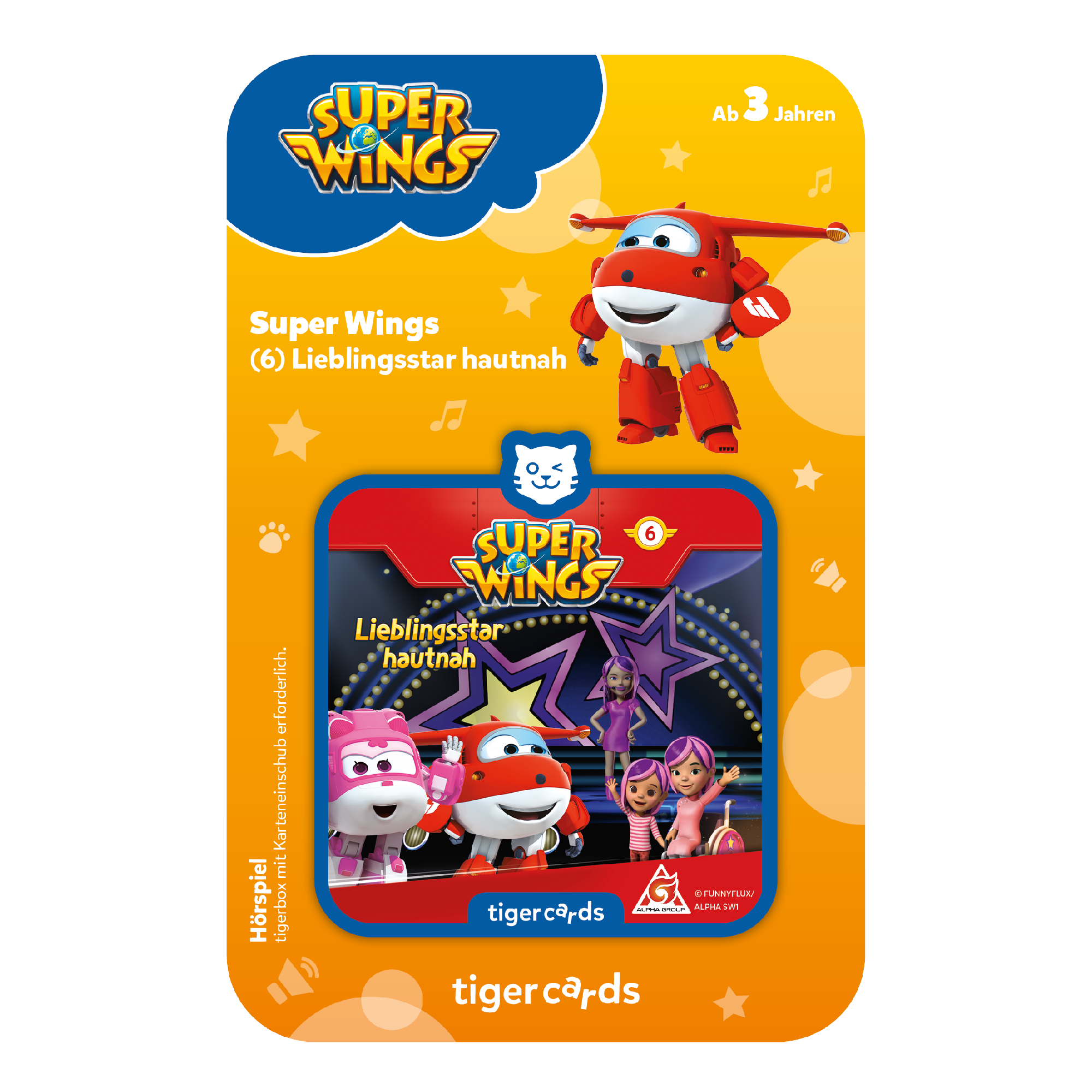 tigercard - Super Wings 6: Lieblingsstar hautnah